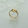 14K Yellow Gold Claddagh Ring, Ring size 9.5