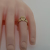14K Yellow Gold Claddagh Ring, Ring size 9.5
