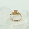 9K Yellow Gold Claddagh Ring, Made In Ireland, Ring size 4.5