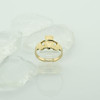 14K Yellow Gold Claddagh Ring, Ring size 10.25