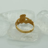14K Yellow Gold Claddagh Ring, Ring size 9.75