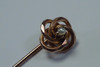 10K Rose Gold and Seed Pearl Stick Pin