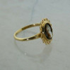 10K Yellow Gold Abalone Carved Cameo Ring Size 7.5 Circa 1970