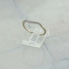 10K White Gold Diamond Ring Enhancer Size 8.25