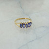 10K Yellow Gold 2ct tw Tanzanite Ring Size 9.75