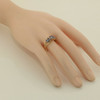 10K Yellow Gold 2ct tw Tanzanite Ring Size 9.75