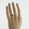 10K White Gold Diamond Heart Ring Size 5.75 Circa 1990