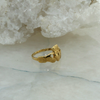 10K Yellow Gold Claddagh Ring, size 6.25