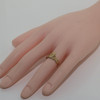 10K Yellow Gold Claddagh Ring, size 6.25