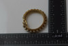 Vintage 14K Yellow Gold Round Mesh Pearl Set Bracelet Circa 1960