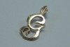 14K Yellow Gold Letter "G" Charm/Pendant