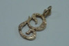 14K Yellow Gold Letter "G" Charm/Pendant