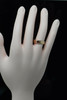 9K Rose Gold Men's Ruby Set Band, Circa 1910, Size 8.25