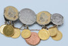 Vintage American Gold and Silver Coin Bracelet with Love Tokens Circa 1885
