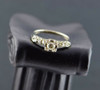 14K White Gold Diamond Engagement Ring Circa 1950, Size 6.75