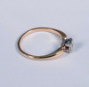 14K Yellow Gold 1960's Gem Quality Diamond Engagement Ring 1/5 ct. , size 7.5