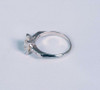 Platinum Diamond Engagement Ring with High Quality 1.75 ct. Center , size 7.25