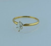 14K Yellow Gold Marquise Solitaire Engagement Ring, .61 ct., Size 8.5