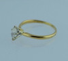 14K Yellow Gold Marquise Solitaire Engagement Ring, .61 ct., Size 8.5