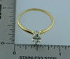 14K Yellow Gold Marquise Solitaire Engagement Ring, .61 ct., Size 8.5