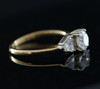 14K Yellow Gold Diamond Engagement Ring Circa 1960, Size 5.5
