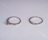 Platinum 2 Piece Engagement/Wedding Set with app .50ct. tw. Diamonds ,size 7