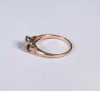 14K Yellow Gold 1940's Diamond Engagement Ring w/Older Cut Center, Size 6.75