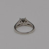 14K White Gold Engagement Ring w/4 Princess Cut Center 1.75 ct. tw., Size 7