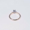 14K Yellow Gold Princess Cut Diamond Engagement Ring .31 ct., size 7