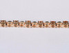 14K Yellow Gold app. 7 ct. tw. Round Design Citrine Bracelet, 6.75" long