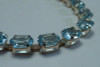 10K Yellow Gold and Blue Topaz app 30 ct. tw. 7 inch Bracelet