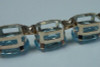 10K Yellow Gold and Blue Topaz app 30 ct. tw. 7 inch Bracelet