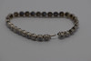 14K White Gold diamond and sapphire bracelet, Circa 1950's, 2 ct tw