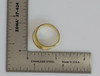 18K Yellow Gold Domed "Scott Kay" Ring with Platinum Inside, Size10