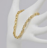 14K Yellow Gold Infinity Link Diamond Bracelet