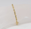 14K Yellow Gold Infinity Link Diamond Bracelet