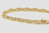 14K Yellow Gold Infinity Link Diamond Bracelet