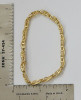 14K Yellow Gold Infinity Link Diamond Bracelet