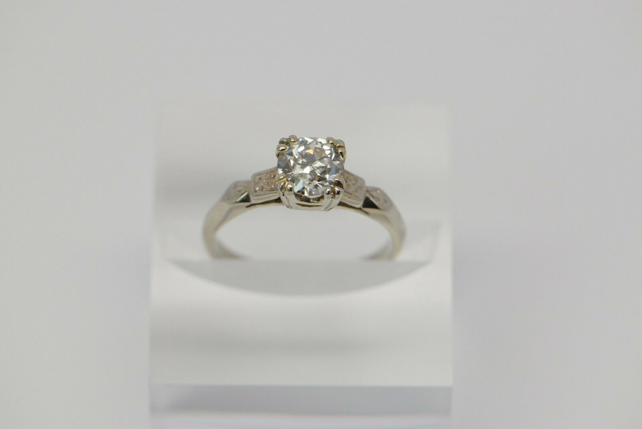 Floral White Diamond Rose Gold Ring - Afrogem Jewellers