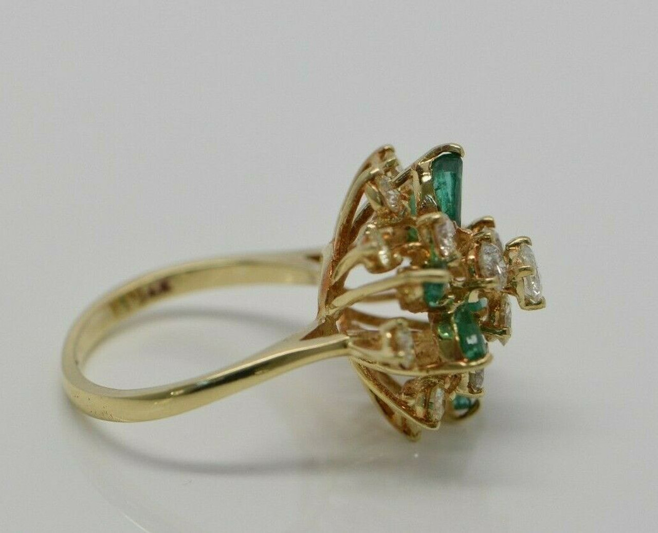 Jewelrypalace 5.9ct Emerald Cut Nano Russian Simulated Emerald Cocktail Ring  925 Sterling Silver Rose Gold Plated - Walmart.com