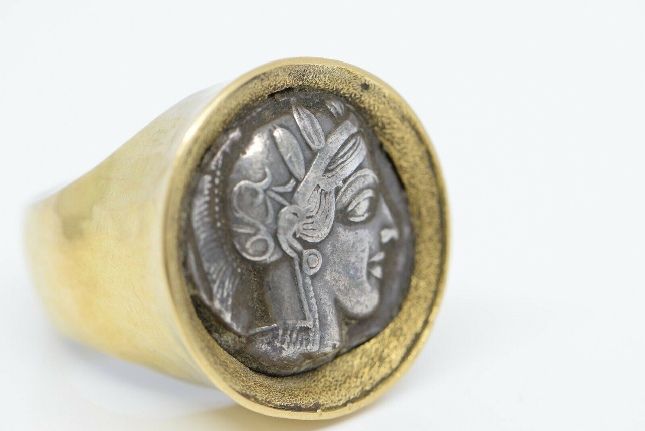 totwoo MEET Greek Coin Smart Ring in 4 Styles
