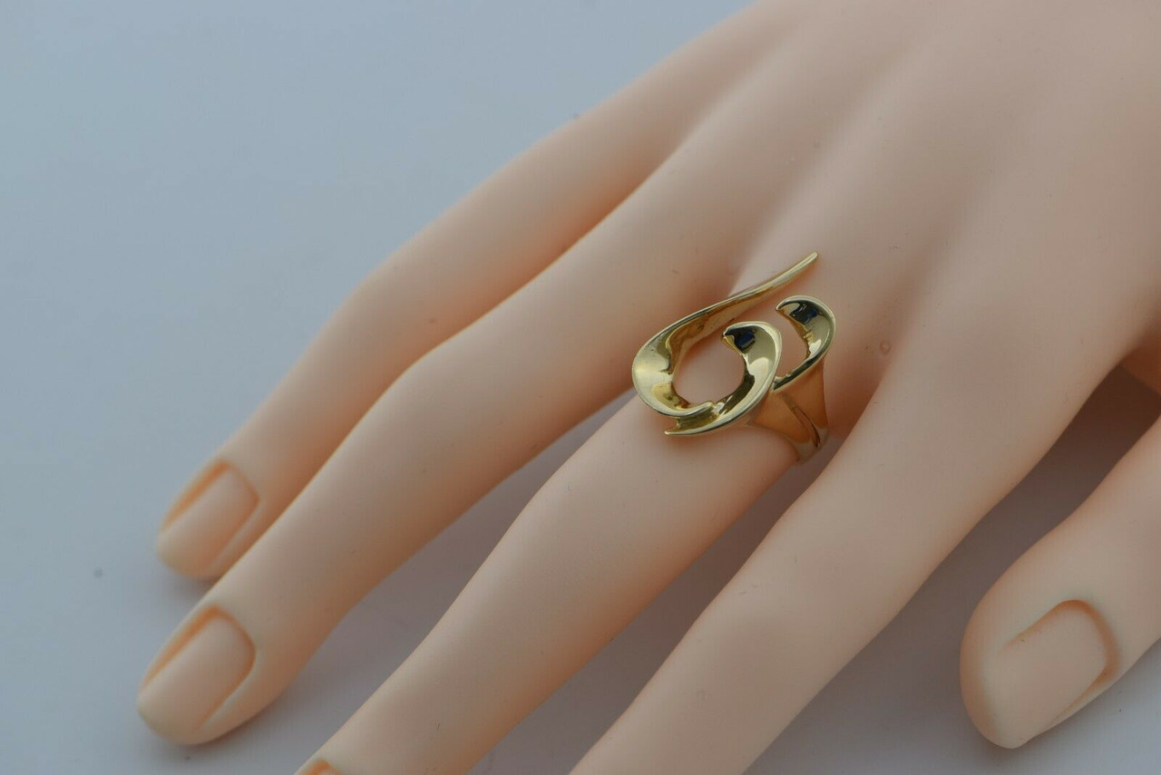 freeform gold rings