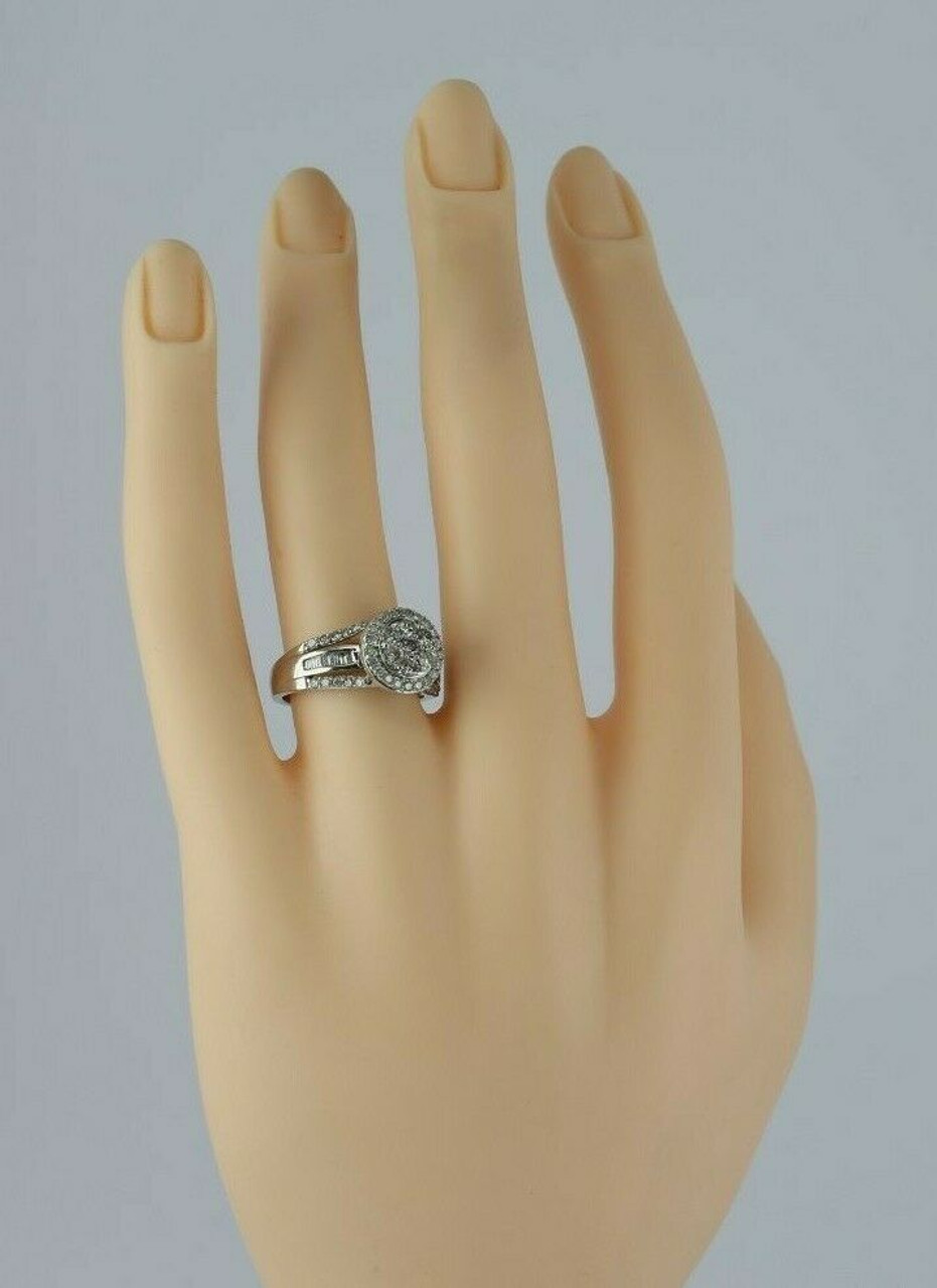 Diamond Twist Engagement Ring 1/2 ct tw Round-cut 10K White Gold | Kay