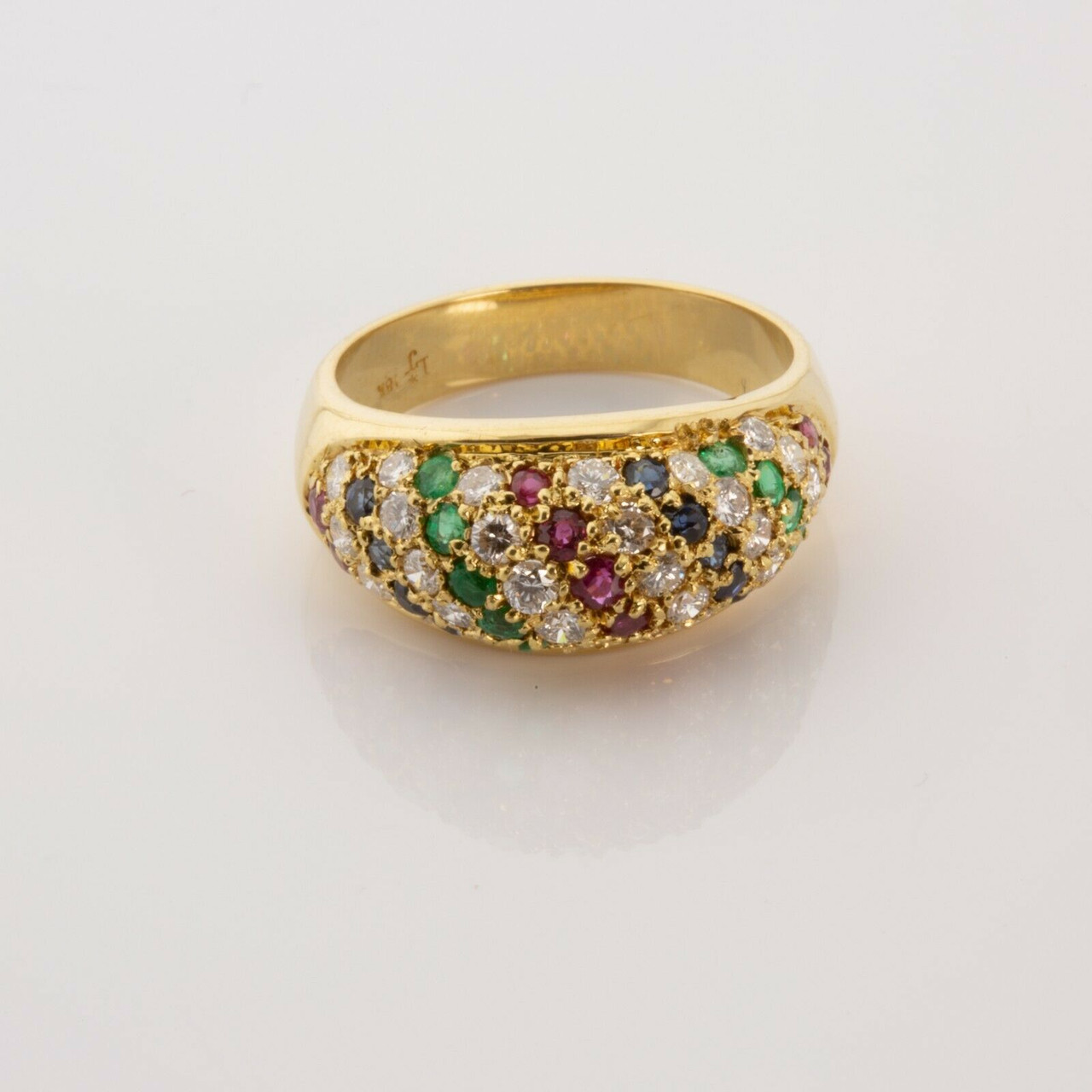 Art Gems Engagement Natural Emerald, Ruby And Diamond Ring at Rs 6999 in  Jaipur