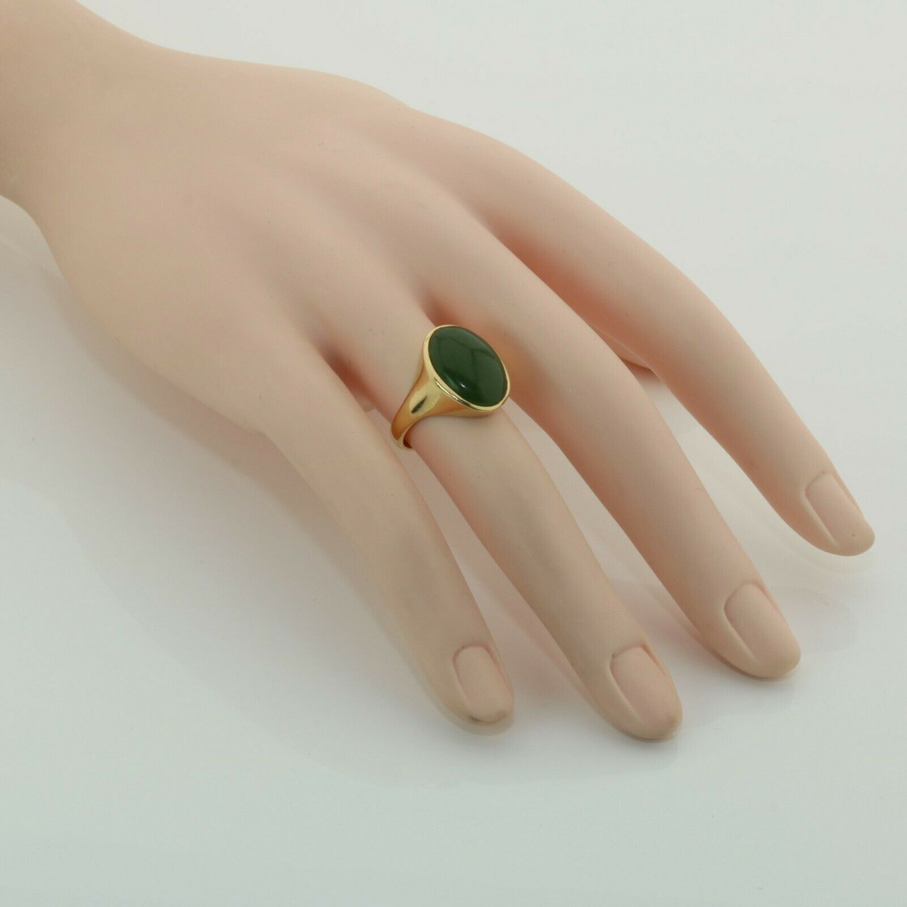 Rectangular Gemstone Ring - Emerald Green – Gabi The Label