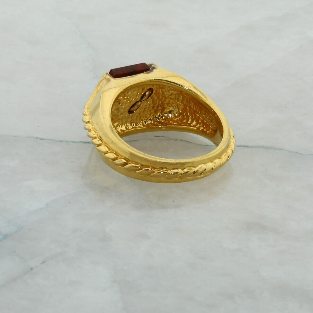 Buy Royal emblem Men's Gold ring 22 KT yellow gold (4.4 gm). | Online By  Giriraj Jewellers