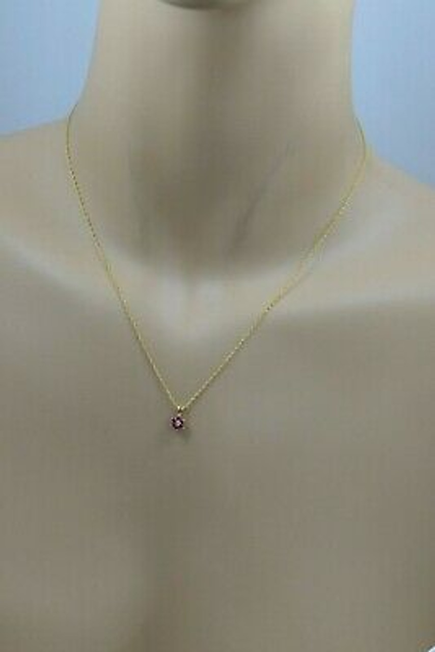 Amazon.com: Small red ruby pendant by Majade. Simple ruby necklace, dainty  July birthstone gold necklace. Handmade solid 14k rose gold bezel set ruby  necklace. Tiny minimalist jewelry. Delicate ruby choker : Handmade