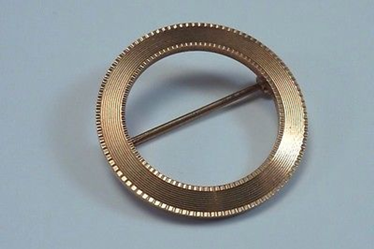 14K Yellow Gold Circle of Life Brooch/Pin - Colonial Trading Company