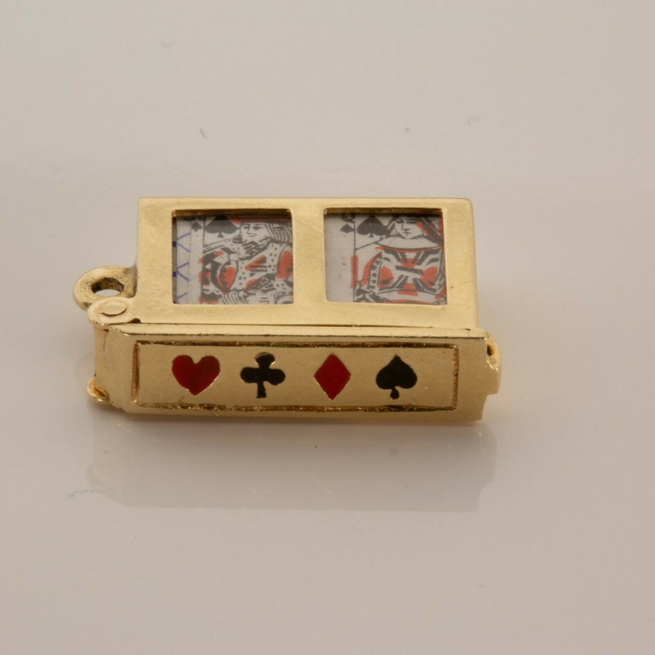 14K Gold Playing Cards Charm Pendant P040 – ELI ADAMS JEWELERS
