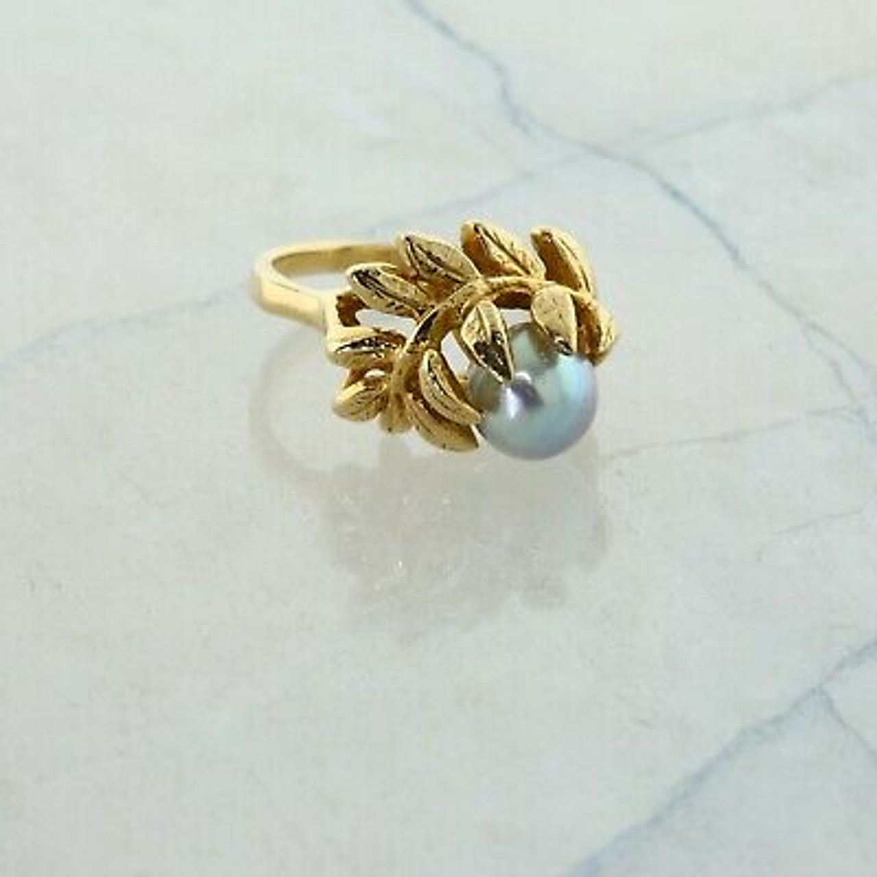 Pearl Ring, Natural Pearl, Peach Pearl Ring, June Birthstone, June Rin –  Adina Stone Jewelry